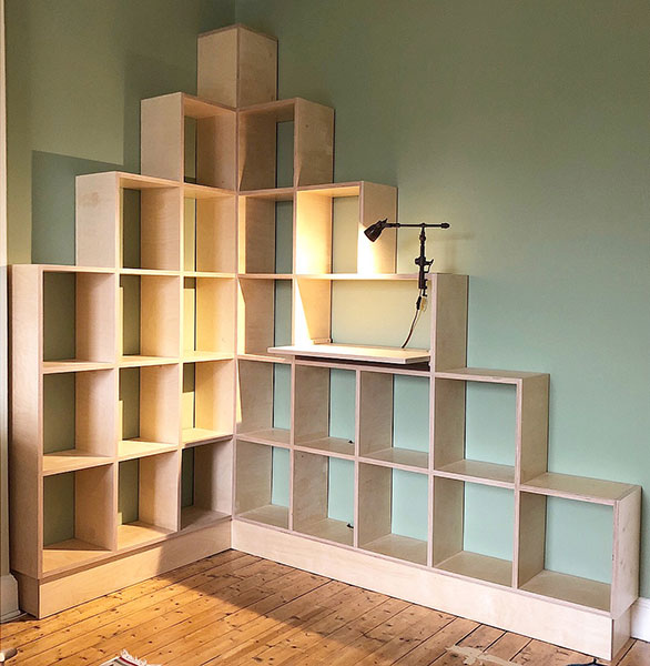 Birch Ply Shelves